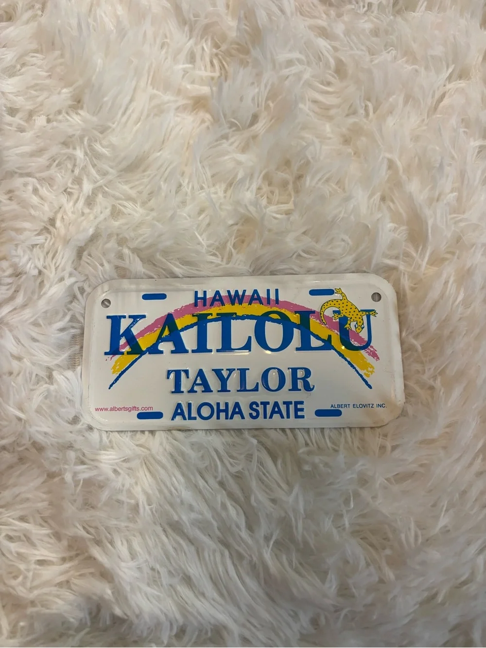 Hawaii Mini License Plate Kailolu Taylor Aloha State Alberts Gifts